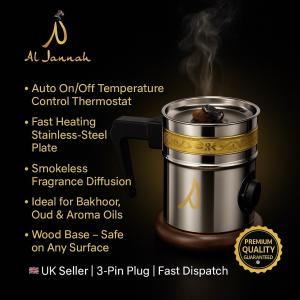 Electric Incense Burner for Oud and Wax