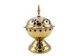 Brass Incense Burner Set with Frankincense & Charcoal