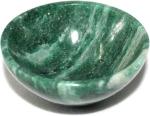 Hand-Carved Green Jade Healing Altar Bowl