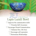 Natural Lapis Lazuli Crystal Bowl for Healing