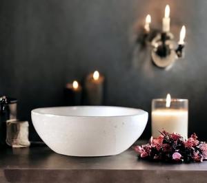 Handmade Selenite Charging Bowl for Meditation & Healing