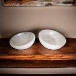 Handmade Selenite Charging Bowl for Meditation & Healing