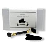 Black Jade Roller and Gua Sha Facial Tool Set