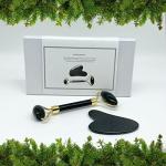 Black Jade Roller and Gua Sha Facial Tool Set