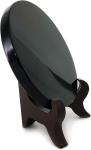 Black Obsidian Scrying Mirror with Stand