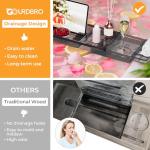 Extendable Acrylic Bath Tray with Device Holder