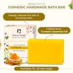 Ayurvedic Handmade Soap Set: Turmeric & Basil