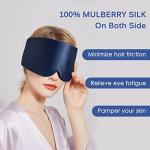 OLESILK Mulberry Silk Sleep Mask with Adjustable Strap