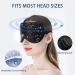 Silk Sleep Mask with Adjustable Strap - Soft Comfort