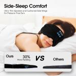 Bluetooth Sleep Mask with Built-in Headphones