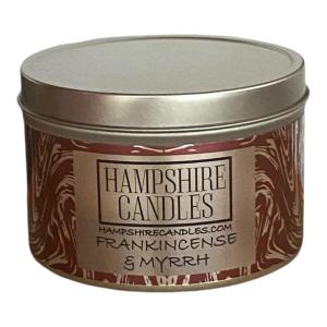 Frankincense and Myrrh Soy Candle Tin
