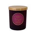 Frankincense & Myrrh Scented Candle in Burgundy