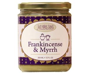 Frankincense & Myrrh Soy Candle - Hand Poured
