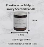 Frankincense & Myrrh Eco-Friendly Scented Candle