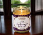 Frankincense & Myrrh Soy Candle - Hand Poured