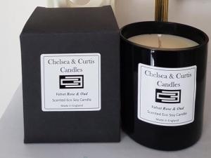 Velvet Rose & Oud Scented Candle by Chelsea & Curtis