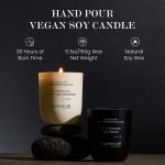 Oud Wood Scented Natural Soy Candle in Jar