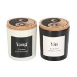 Yin Yang Black Oud & Coconut Candles Set
