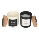 Yin Yang Black Oud & Coconut Candles Set