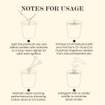 Oud Wood Scented Natural Soy Candle in Jar