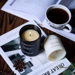 Oud Wood Scented Natural Soy Candle in Jar