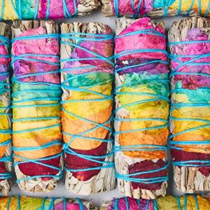 Chakra Sage Smudge Sticks for Cleansing Rituals