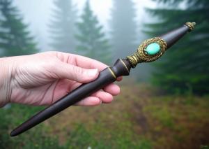 Hand-Carved Magic Wand for Spell Casting