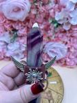 Fluorite Mermaid Wand: Magical Ritual Tool