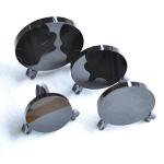 Black Obsidian Scrying Mirror with Stand, 4 Inch