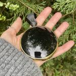 Vintage Brass Scrying Mirror for Witchcraft Rituals