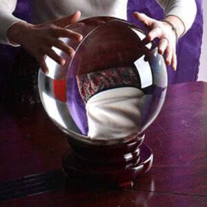 Clear Crystal Ball for Photography and Home Decor