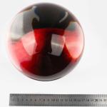 Clear Crystal Healing Sphere with Base for Decor