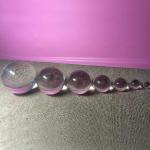 Clear Crystal Glass Sphere for Healing and Decor