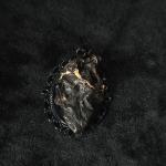 Gothic Crow Heart Pendant for Unique Self-Care