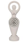 Spiral Goddess Statue for Sacred Self-Care Rituals