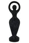 Black Spiral Goddess Statue for Your Rituals