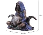 Triple Moon Goddess Mini Figurine - Purple 8.5cm