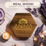 7 Chakra Healing Crystal Set with Wooden Box