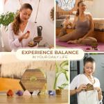 7 Chakra Healing Crystal Set with Wooden Box