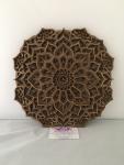 Multi-Layered Mandala Henna Flower Wall Art