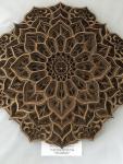Multi-Layered Mandala Henna Flower Wall Art