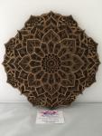 Multi-Layered Mandala Henna Flower Wall Art