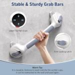 Roylvan Bathroom Grab Bars with Suction Cups