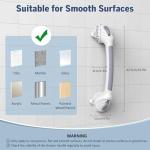 Roylvan Bathroom Grab Bars with Suction Cups
