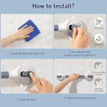 Roylvan Bathroom Grab Bars with Suction Cups