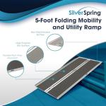 Silver Spring 5' Aluminum Folding Wheelchair Ramp