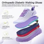 Orthocomfoot Women's Diabetic Sneakers with Arch Support