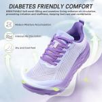 Orthocomfoot Women's Diabetic Sneakers with Arch Support