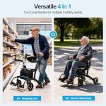 Moovon 4-in-1 Electric Walker and Wheelchair