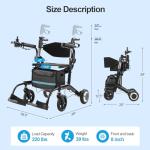 Moovon 4-in-1 Electric Walker and Wheelchair